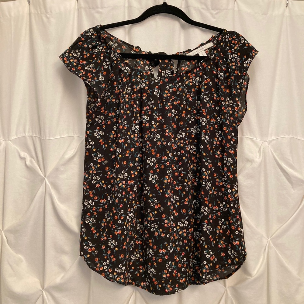 LC Lauren Conrad Floral Blouse